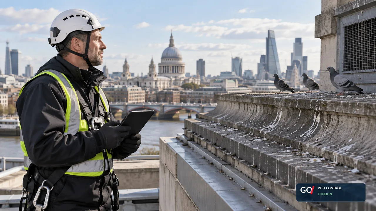 Professional bird control service in London