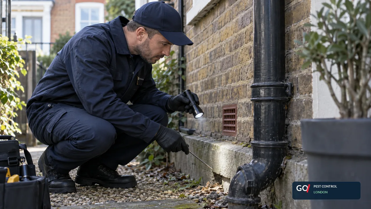 Professional inspection related to rats