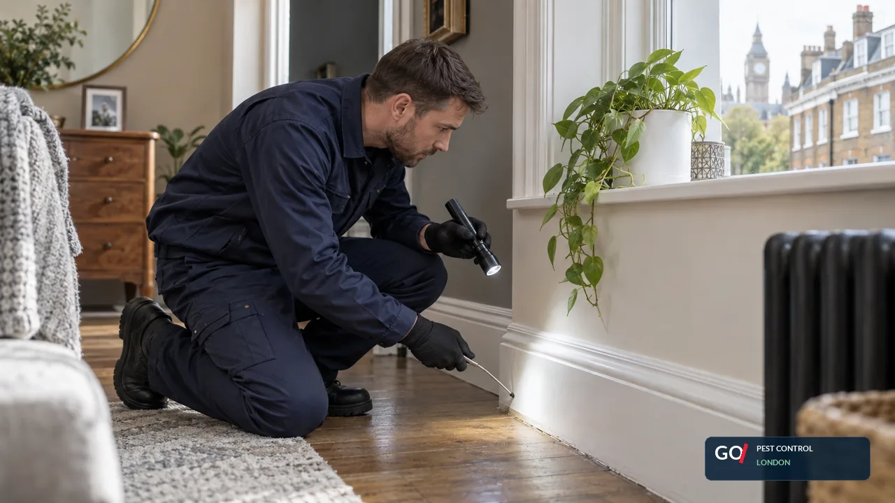 Targeted pest treatment and proofing work in Bellingham