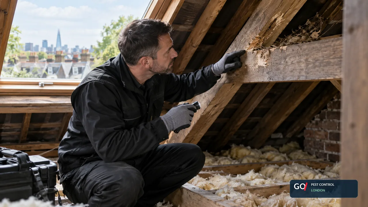 Targeted pest treatment and proofing work in Southfields