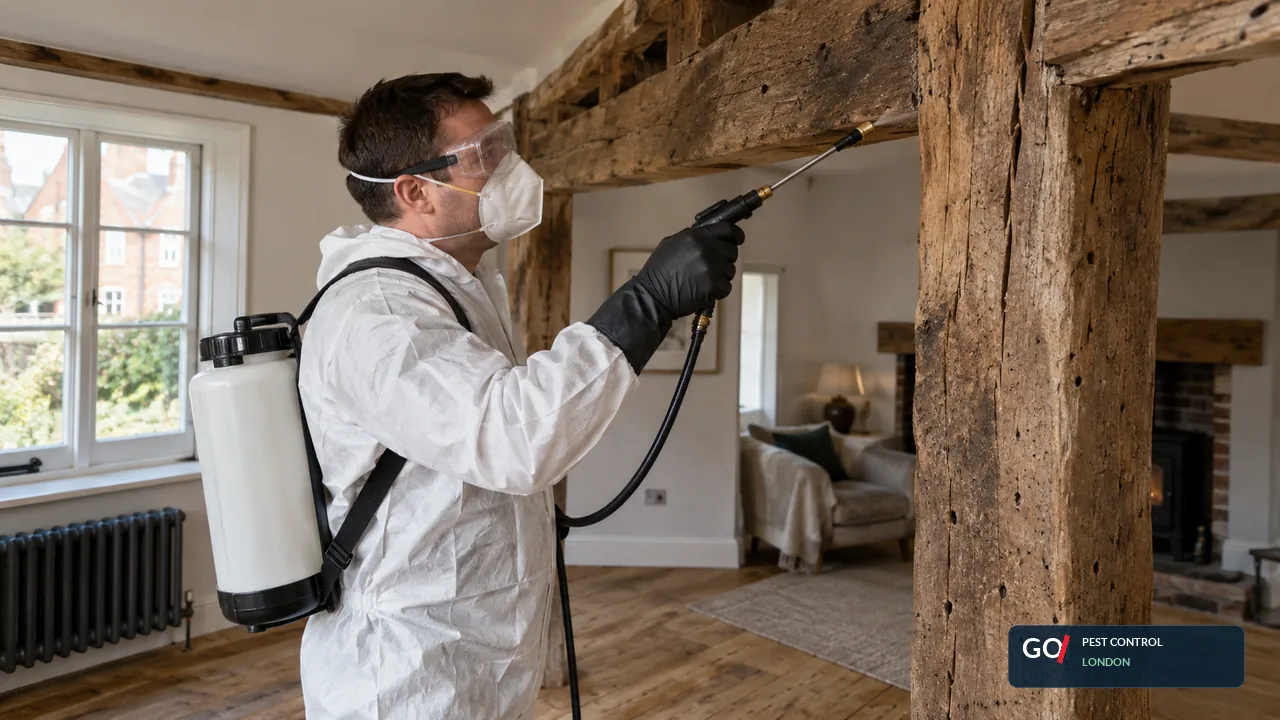 Professional pest inspection for a Barnes property